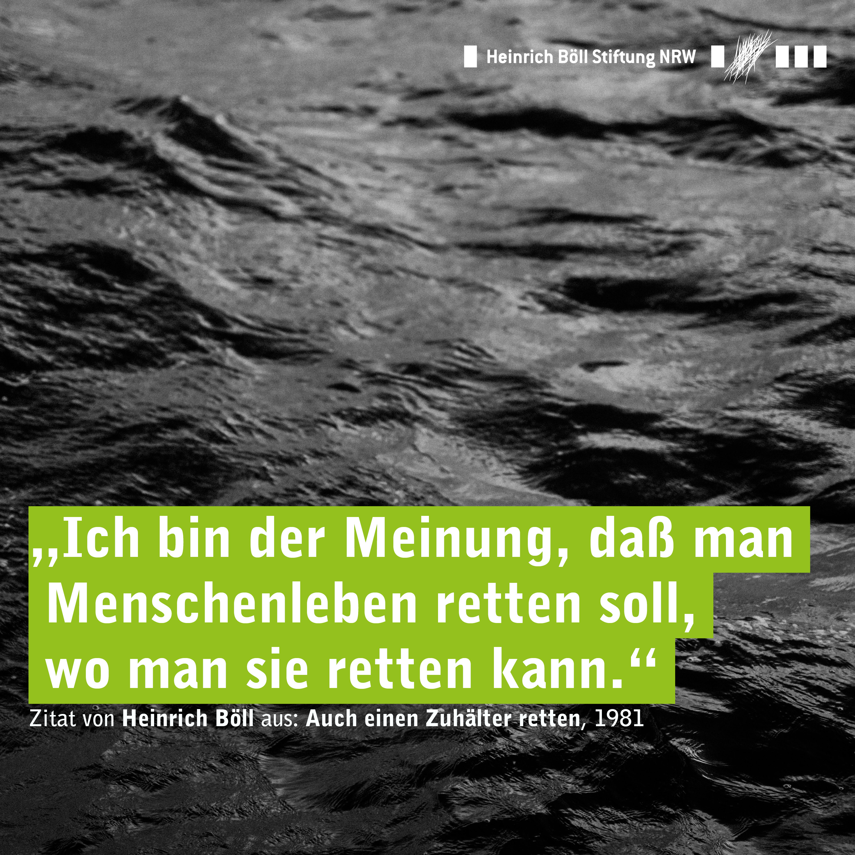 Bild von gewässer mit Zitat 