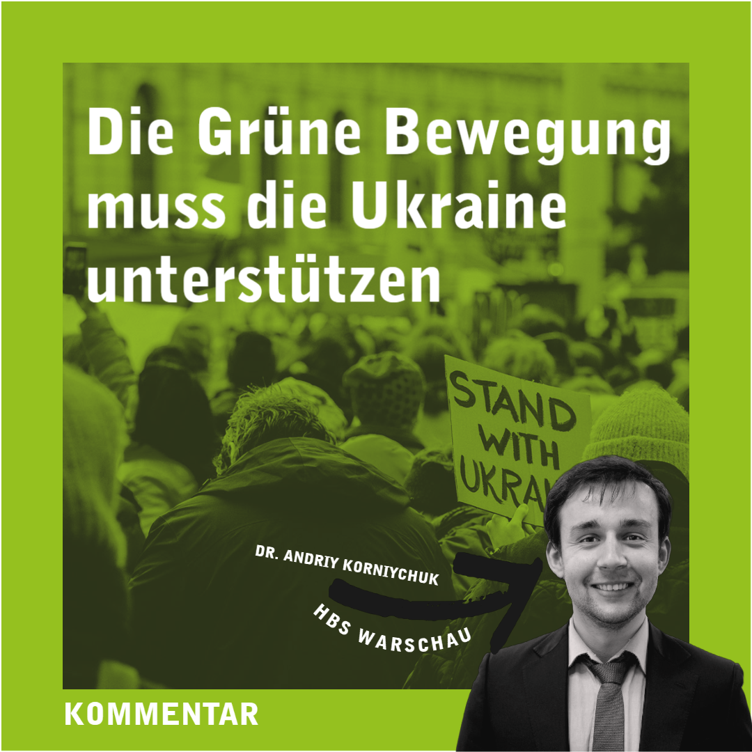 Grünes Bild mit Zitat 