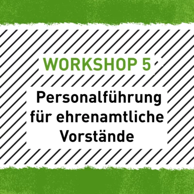 Personalführung für ehrenamtliche Vorstände