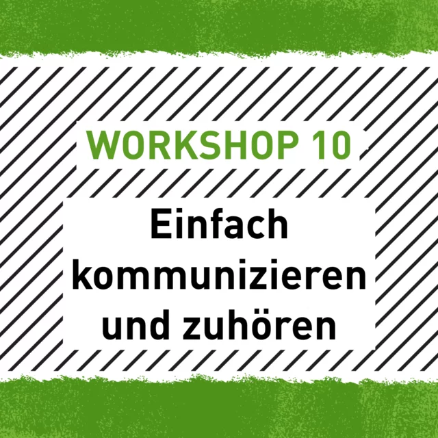 Einfach und kommunizieren und zuhören